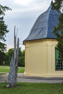 Wedding pavilion of the Dargun registry office in the castle park of Dargun Castle and Monastery,