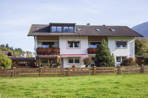 Residential house with holiday flats and pasture, district of Garmisch, Garmisch-Partenkirchen,