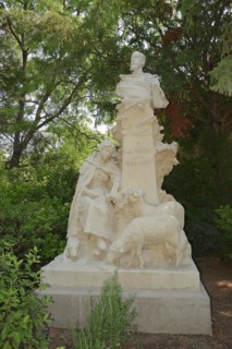 Statue by the painter Paul Vayson, Park Le Rocher des Doms, Avignon, Vaucluse, Provence-Alpes-Cote