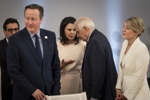 Annalena Baerbock (Alliance 90/The Greens), Federal Foreign Minister, and Josep Borrell, High