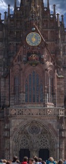Church of Our Lady with the famous Maennleinlaufen under the tower clock, for over 500 years the