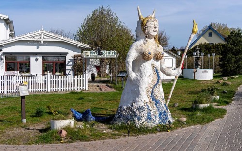 Monkfish, Restaurant and Beach Hotel, Ruegen, Mecklenburg-Vorpommern, Germany, Europe