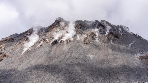 Volcanic activity, Chaiten Volcano, Carretara Austral, Chile, South America