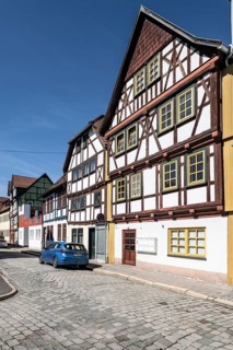 Half-timbered houses, Schmalkalden, Thuringia, Germany, Europe