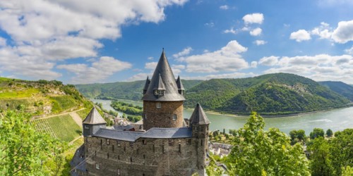 Stahleck Castle Youth Hostel, Stahleck Youth Castle, Bacharach am Rhein, UNESCO World Heritage