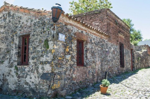 Famous street in the city of Colonia del sacramento called Calle d los Solis (Street solis)