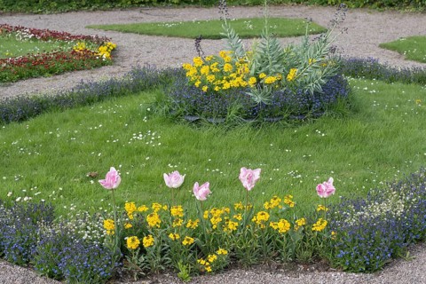 Russian Garden in the Belvedere Palace Park, Weimar, Thuringia, Germany, Europe