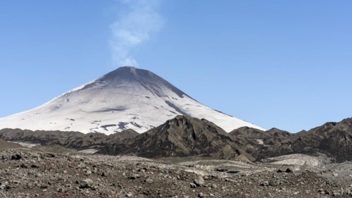 Villarrica Volcano, Villarrica National Park, Araucania, Chile, South America
