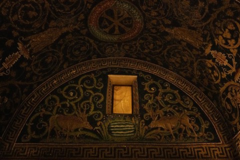 Ravenna mosaics, interior, italy