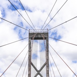 Rio Yelcho Bridge, Carretera Austral, Puerto Cardenas, Chaiten, Los Lagos, Chile, South America