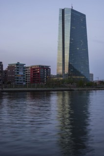 European Central Bank, architect Coop Himmelblau, Frankfurt am Main, Hesse, Germany, Europe