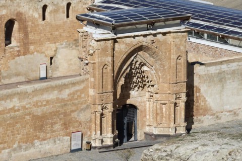 Ishak Pasha palace, Entrance gate, Dogubayazit, Turkey, Asia