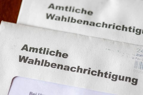 Official election notification, for the European Parliament, the regional assembly, the district