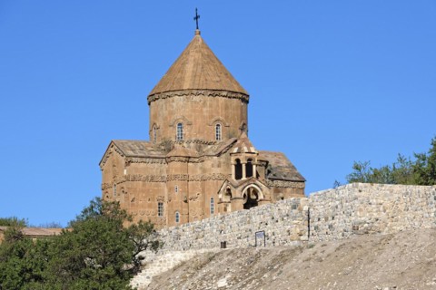 10th century Akdamar Armenian Church of the Holy Cross, Akdamar Island, Turkey, Asia