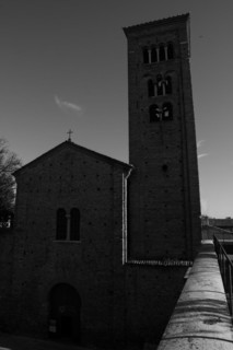 Ravenna landscape, church, italy