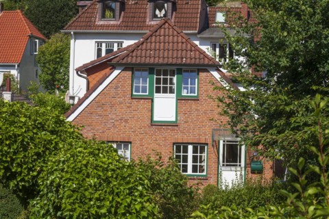 Treppenviertel, residential building, Blankenese district, Hamburg, Germany, Europe