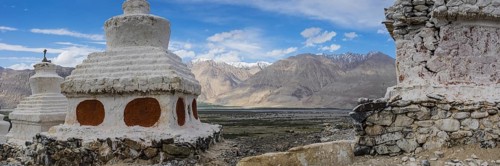 Tschoerten near Hunder, Nubra Valley, Ladakh, Jammu and Kashmir, Indian Himalayas, North India,