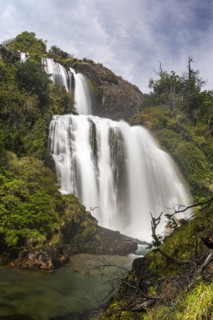 El Maqui Waterfall, Carretera Austral, Puerto Guadal, Chile Chico, Aysen, Chile, South America