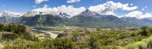 Cerro Castillo, Carretera Austral, Villa Cerro Castillo, Rio Ibanez, Aysen, Chile, South America