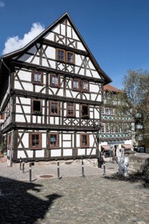 Half-timbered houses, Schmalkalden, Thuringia, Germany, Europe