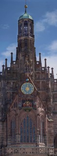 Church of Our Lady with the famous Maennleinlaufen under the tower clock, for over 500 years the