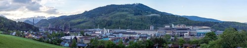 Voestalpine steelworks in the Donawitz district, known for the first application of the