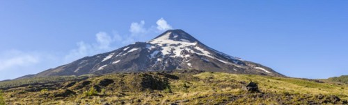 Villarrica Volcano, Villarrica National Park, Araucania, Chile, South America