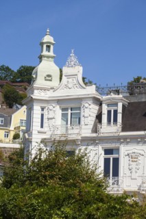 Villa in the Treppenviertel, residential building, Blankenese district, Hamburg, Germany, Europe
