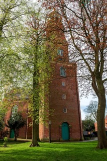 Tower of the Great Church, Evengeisch Reformed Church, zero point of the cadastral survey, City of