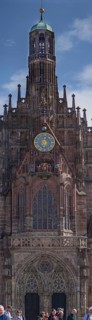 Church of Our Lady with the famous Maennleinlaufen under the tower clock, for over 500 years the