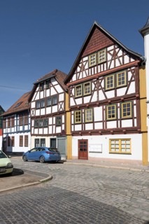 Half-timbered houses, Schmalkalden, Thuringia, Germany, Europe
