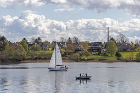 Sailing boats, boats, herring fishing, Rabelsund, Rabel, Kappeln, Schlei, Schleswig-Holstein,