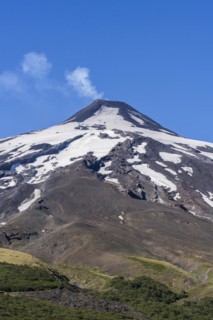 Villarrica Volcano, Villarrica National Park, Araucania, Chile, South America