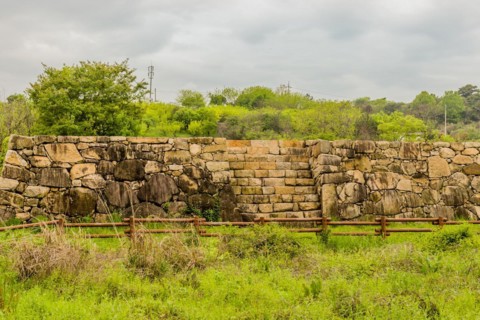 Remains of Japanese stone fortress in Suncheon, South Korea, Asia