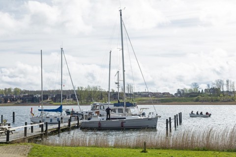 Marina, Oat, herring fishing, Kappeln, Schlei, Schleswig-Holstein, Germany, Europe