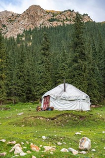 Yurt, Terskey Ala Too, Kyrgyzstan, Asia