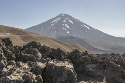 Lonquimay volcano, Malalcahuello National Reserve, Curacautin, Araucania, Chile, South America