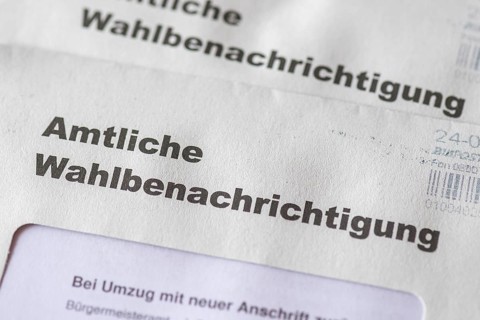 Official election notification, for the European Parliament, the regional assembly, the district