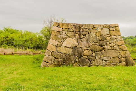 Remains of Japanese stone fortress in Suncheon, South Korea, Asia