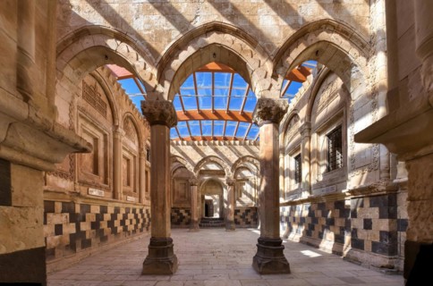 Ishak Pasha palace, Ceremonial Hall, Dogubayazit, Turkey, Asia