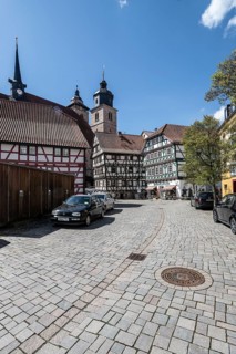 Half-timbered houses, Schmalkalden, Thuringia, Germany, Europe