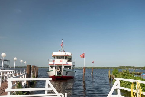 Jetty, Weisse Flotte, Zwischenahner Meer, Bad Zwischenahn, Ammerland, Germany, Europe