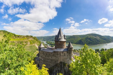 Stahleck Castle Youth Hostel, Stahleck Youth Castle, Bacharach am Rhein, UNESCO World Heritage
