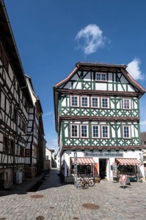 Half-timbered houses, Schmalkalden, Thuringia, Germany, Europe