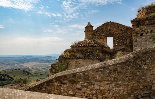 Craco, landscape, italy