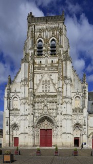Abbey church Benedictine monastery Abbaye de Saint-Riquier, Somme department, Hauts-de-France