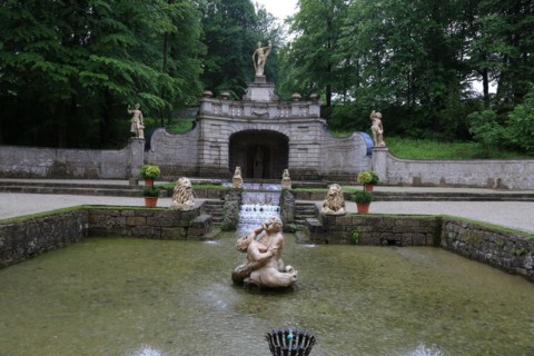 Hellbrunn Palace, Salzburg, Austria, trick fountains, Europe