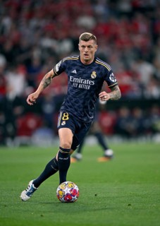 Toni Kroos Real Madrid (08) Action on the ball, Champions League, CL, Allianz Arena, Munich,