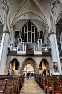 Main organ, St Peter's Church, parish church, start of construction 1310, Moenckebergstrasse,