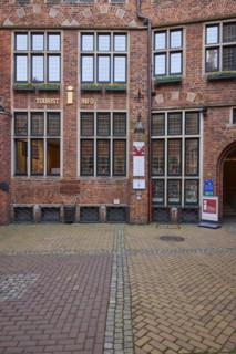 Tourist-Info in the Boettcherstrasse in Bremen, Hanseatic City, State of Bremen, Germany, Europe